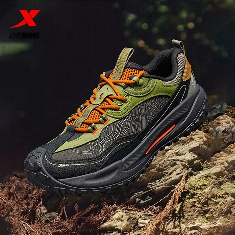 【商场同款】特步飞石2.0v2越野鞋男鞋户外旅游登山跑步鞋徒步鞋