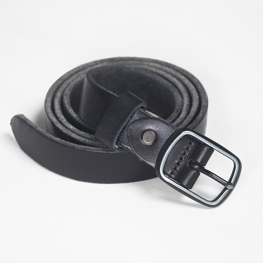 告密者头层水洗牛皮复古日字扣皮带真皮耐用腰带窄款男女百搭裤带