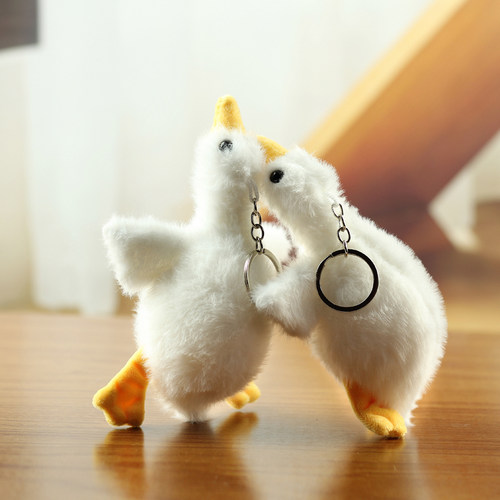 大白鹅毛绒玩具挂件钥匙扣玩偶