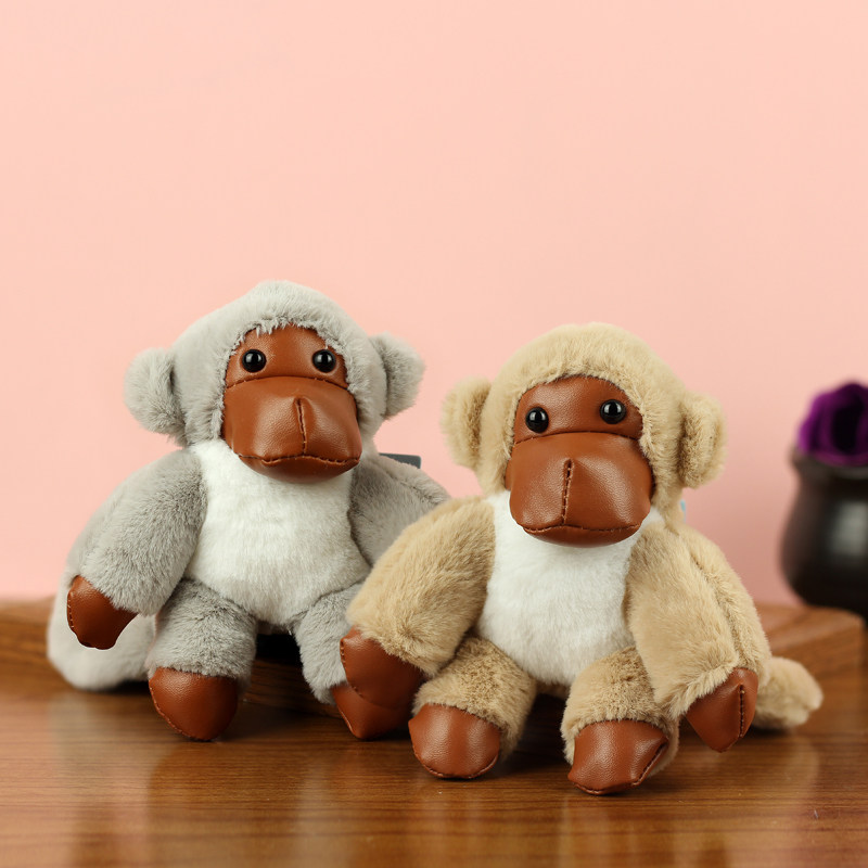 网红可爱萌小猴子挂件毛绒玩具公仔猩猩包包挂饰钥匙扣布娃娃玩偶