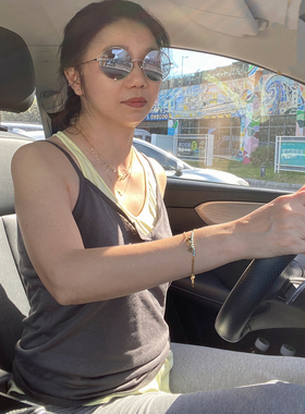 跨境轻奢不锈钢手链女小众设计感星星芒星个性百搭时尚手饰品