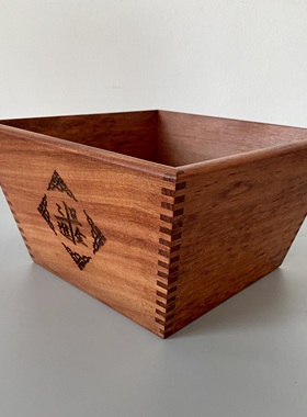 巴花木仿古米斗老式米仓日进斗金摆件开业送礼客厅酒店民宿摆件