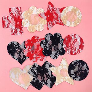 乳贴乳头装饰蕾丝乳贴乳头贴防凸点防走光隐形男女通用万圣节主题