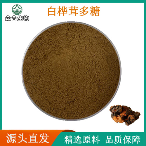 白桦茸多糖50% 白桦茸提取物原料萃取粉末水溶养生调理袋装送量勺