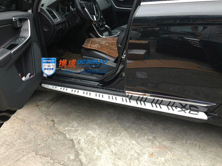 专用于xc60加装侧踏板09-16款沃尔沃XC60脚踏板改装免打孔踏板