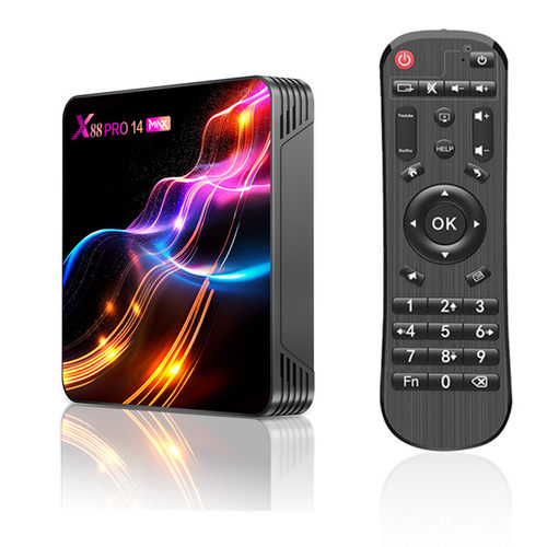 X88 pro 14 max机顶盒rk3528 安卓13 4GB/64GB 双WIFI蓝牙TVBOX