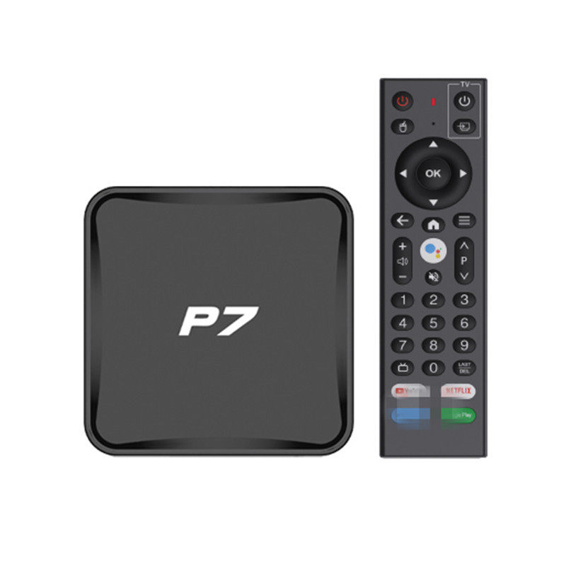 跨境 p7机顶盒全志H618盒子 双频5GWIFI语音遥控高清播放器2G/16G