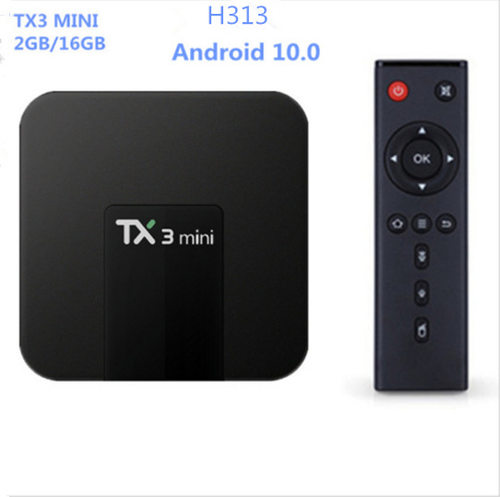 tx3 mini机顶盒安卓10.0 H313 2G/16G 4K网络高清电视盒 双频蓝牙