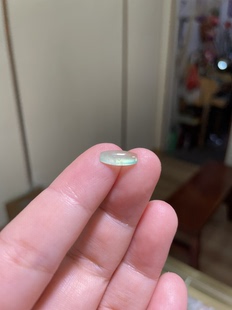 小邱翡翠珠寶天然冰種起熒光飄花馬鞍0724