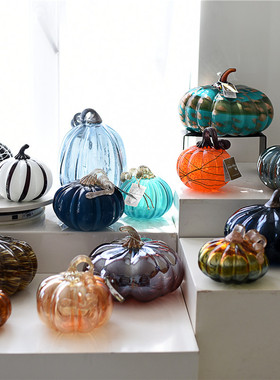 雏禾玻璃摆件田园风格家居摆件