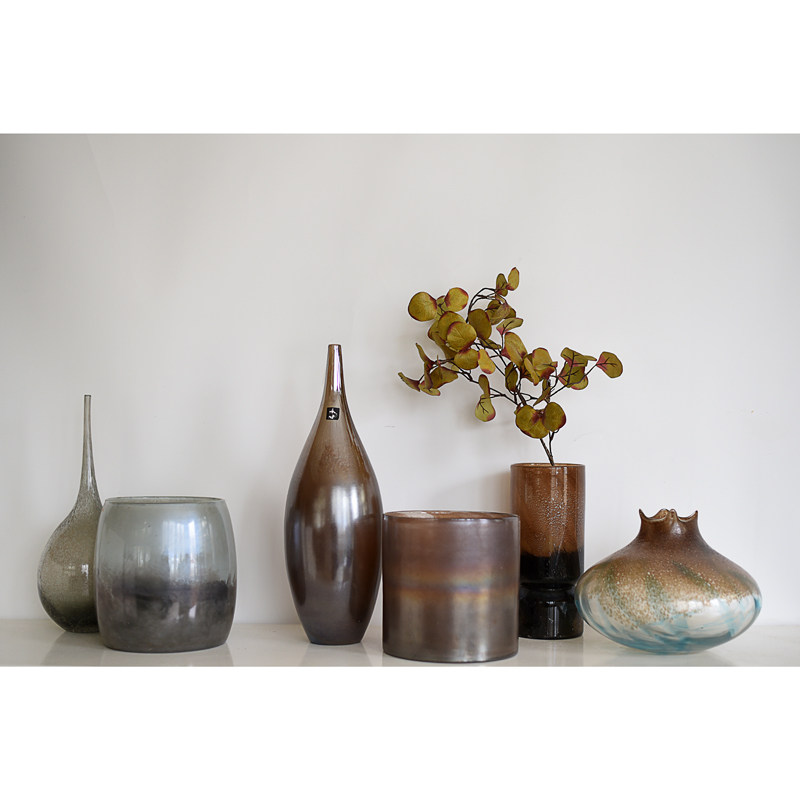 161每周一三五上新 外贸样品手工玻璃艺术花瓶孤品捡漏G2