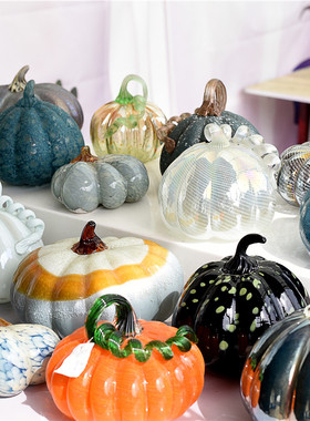 雏禾玻璃摆件田园风格家居装饰品