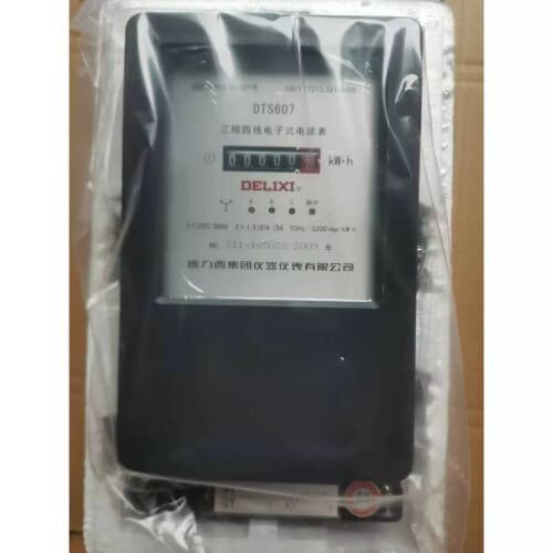 议价三相四线电能表，互感式3*1.5(6)安DTS607型