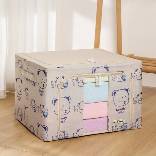 布艺特大号被子折叠衣柜整理箱