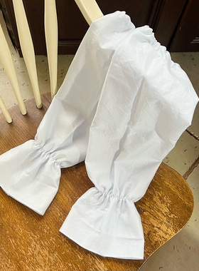 栗子手作 纯棉透气宽松防晒加长袖套女夏季开车薄款防紫外线骑车