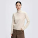 高领羊绒衫 女秋冬宽松套头打底上衣软糯保暖加厚通勤羊毛针织毛衣
