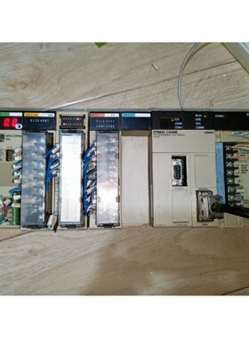 进口设备拆机PLC三套,每套配有C200HECPU42