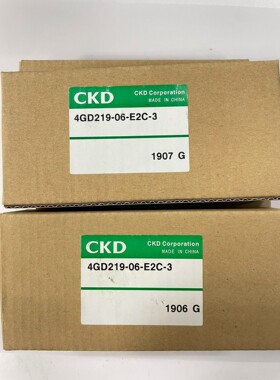 CKD电磁阀 4GD219-06-E2C-3