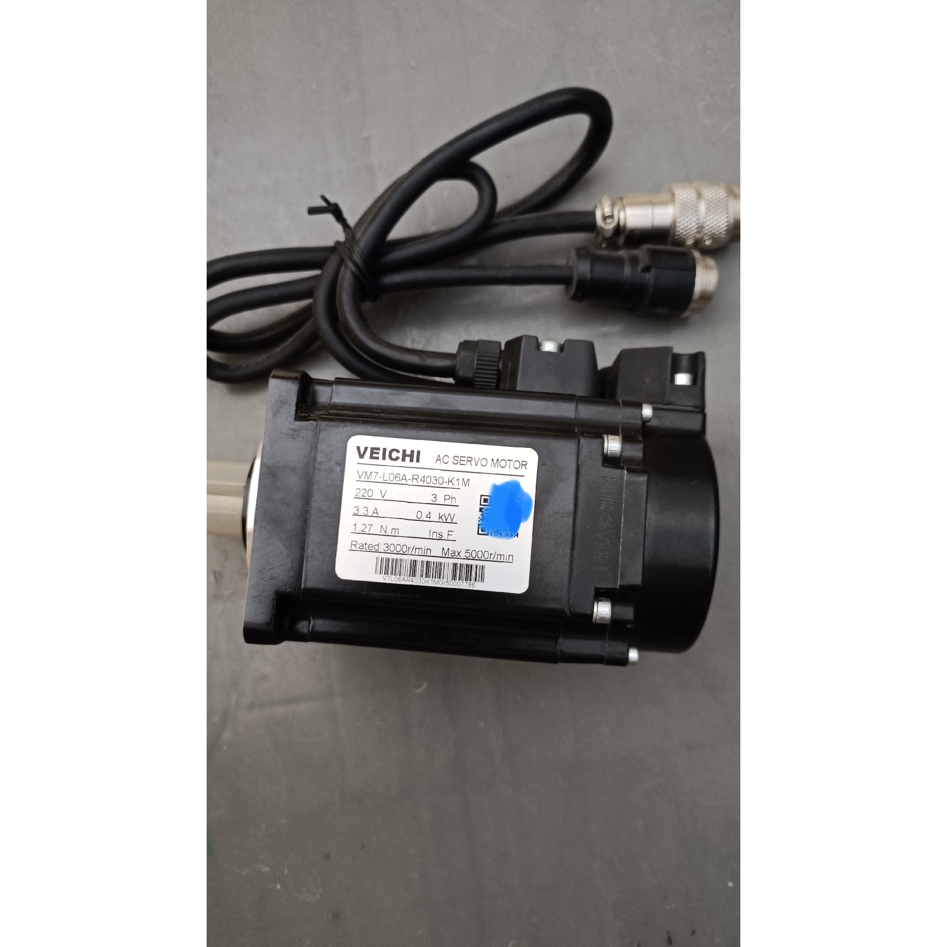 VEICHI伟创伺服电机VM7-L06A-R4030-K1M
