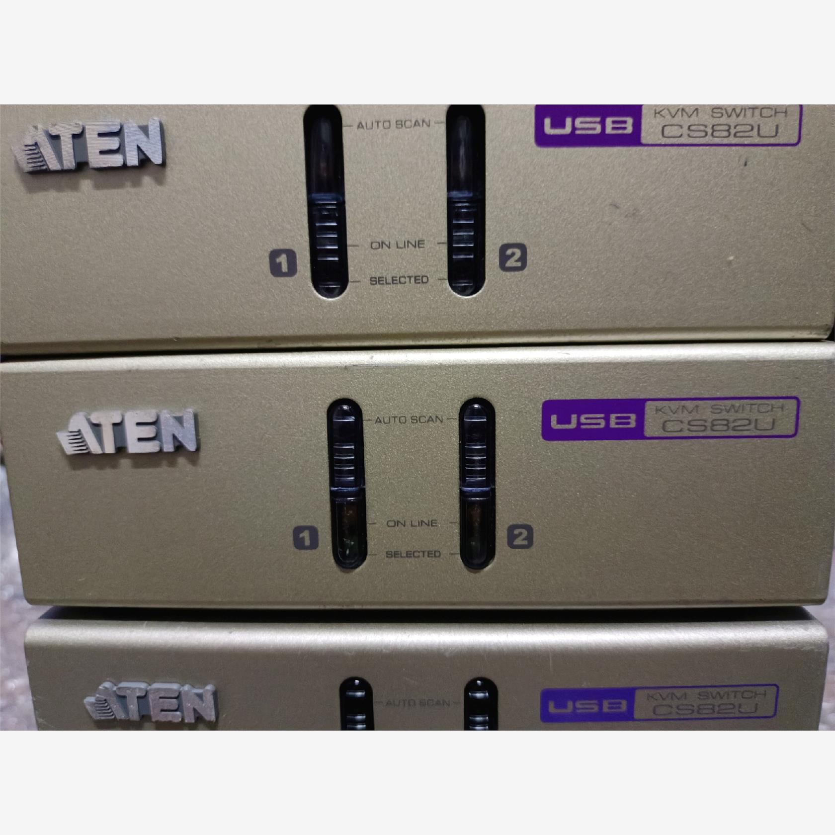 ATEN宏正 CS82U 2口PS2/USB键鼠共享器 2进