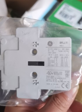 全新原装GE BRLL11辅助触点,来自欧洲标准 IEC/E