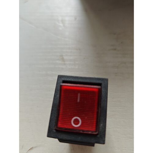 DELU船型开关4脚2档带红灯电源开关两个,XULU船型开关