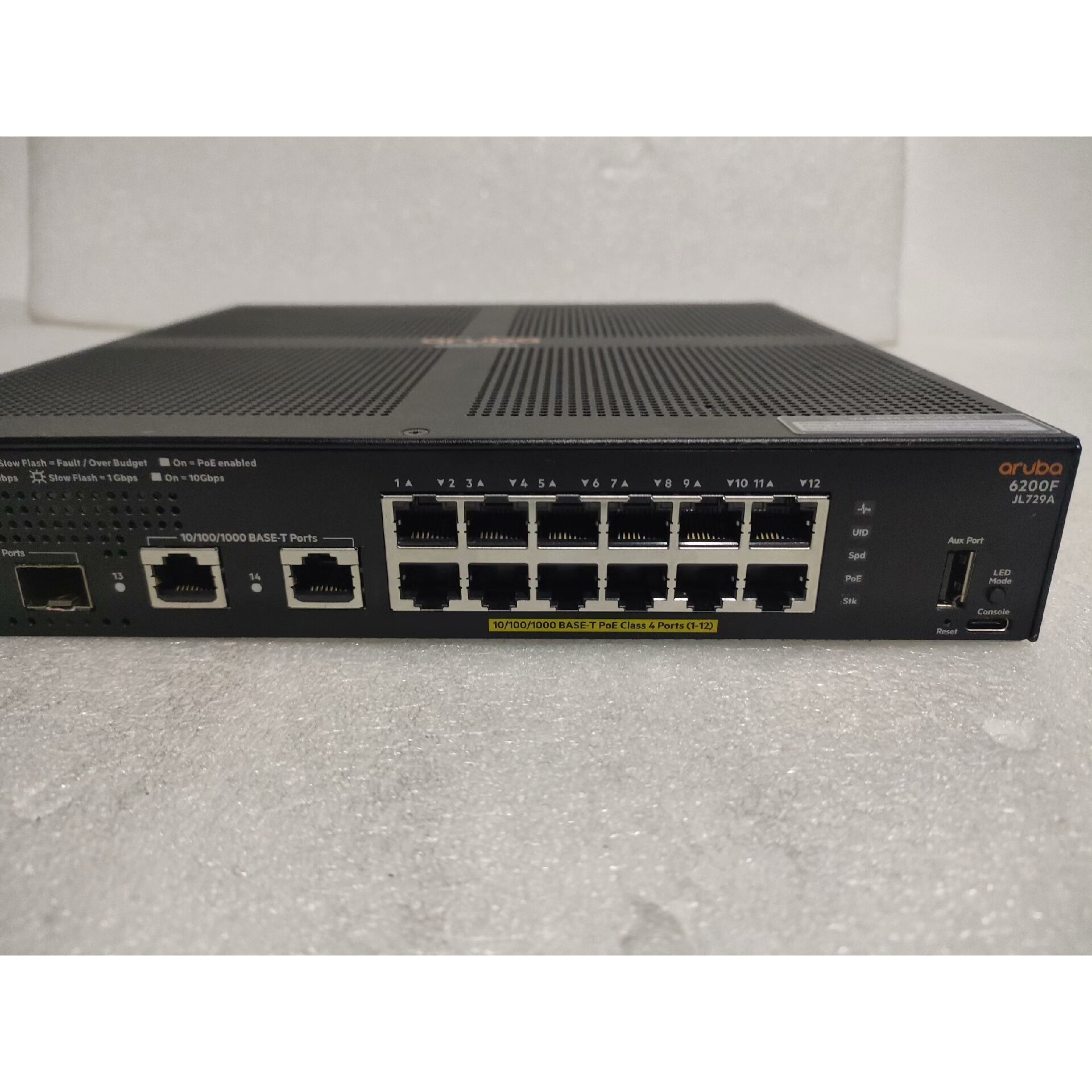 原装二手Aruba 6200F-12G JL729A 12口