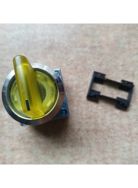 3SB3501-2KA31二位自锁黄色带灯旋钮开关头.