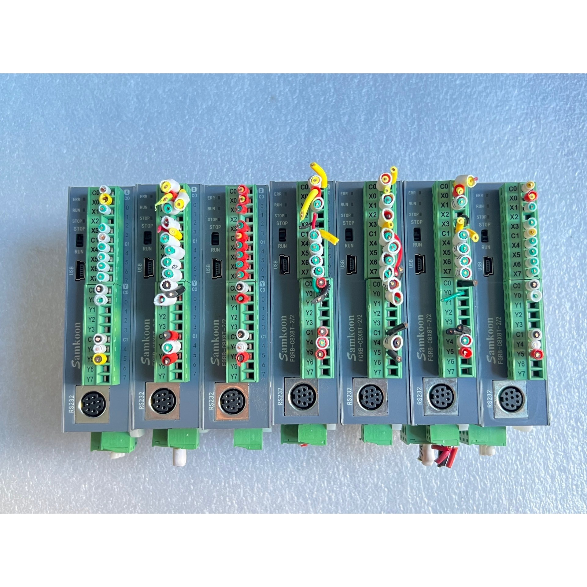 Samkoon显控plcFGRB-C8X8T-2/2,二手拆