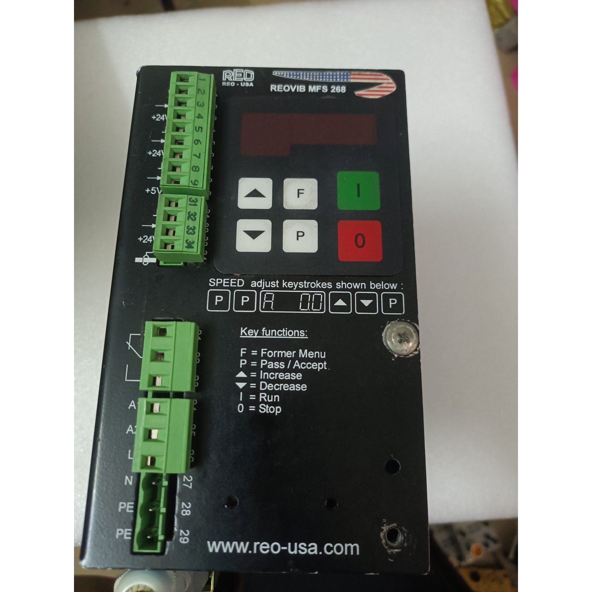 REO雷欧控制器REOVIB MFS 268,美国原装,实物