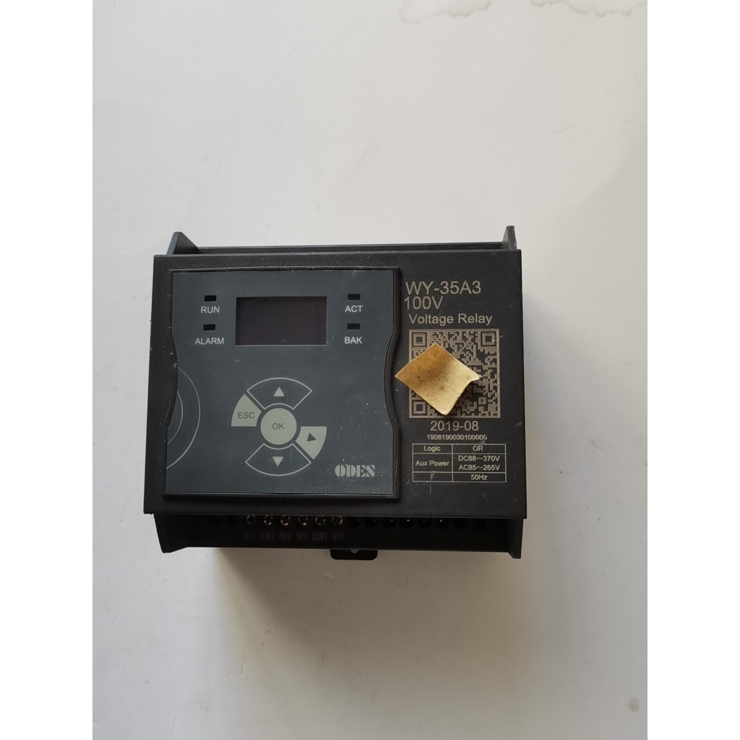 未使用ODES澳德思三相智能欠电压保护器WY-35A3  1