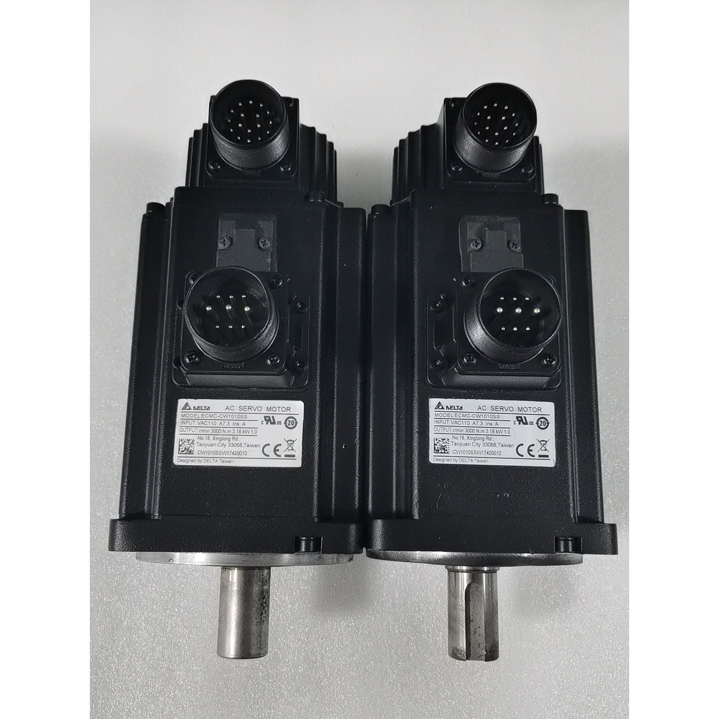 台达1KW伺服电机ECMC-CW1010SS 带刹车 功能包