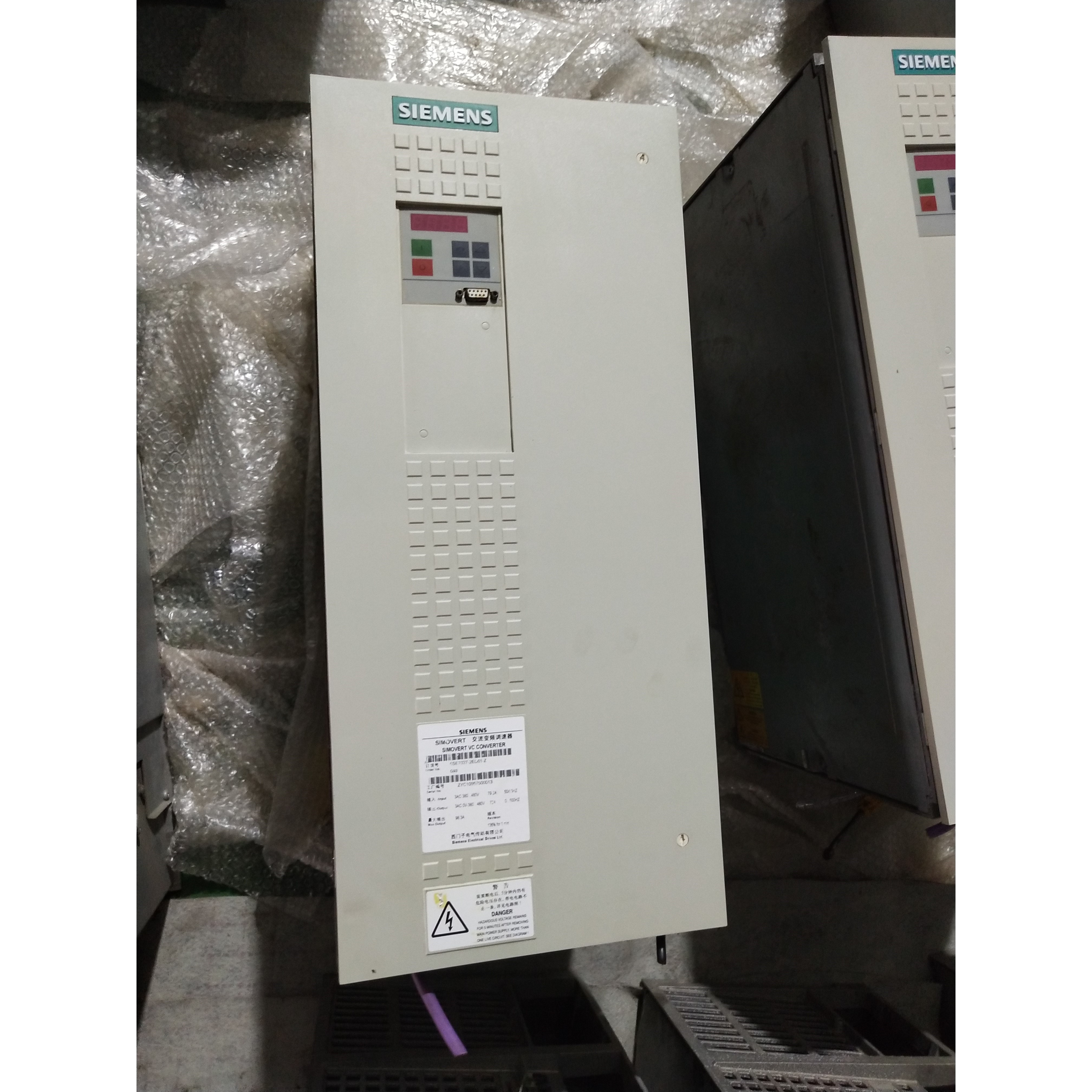 SIMOVERT交流变频调速器,型号6SE7027-2