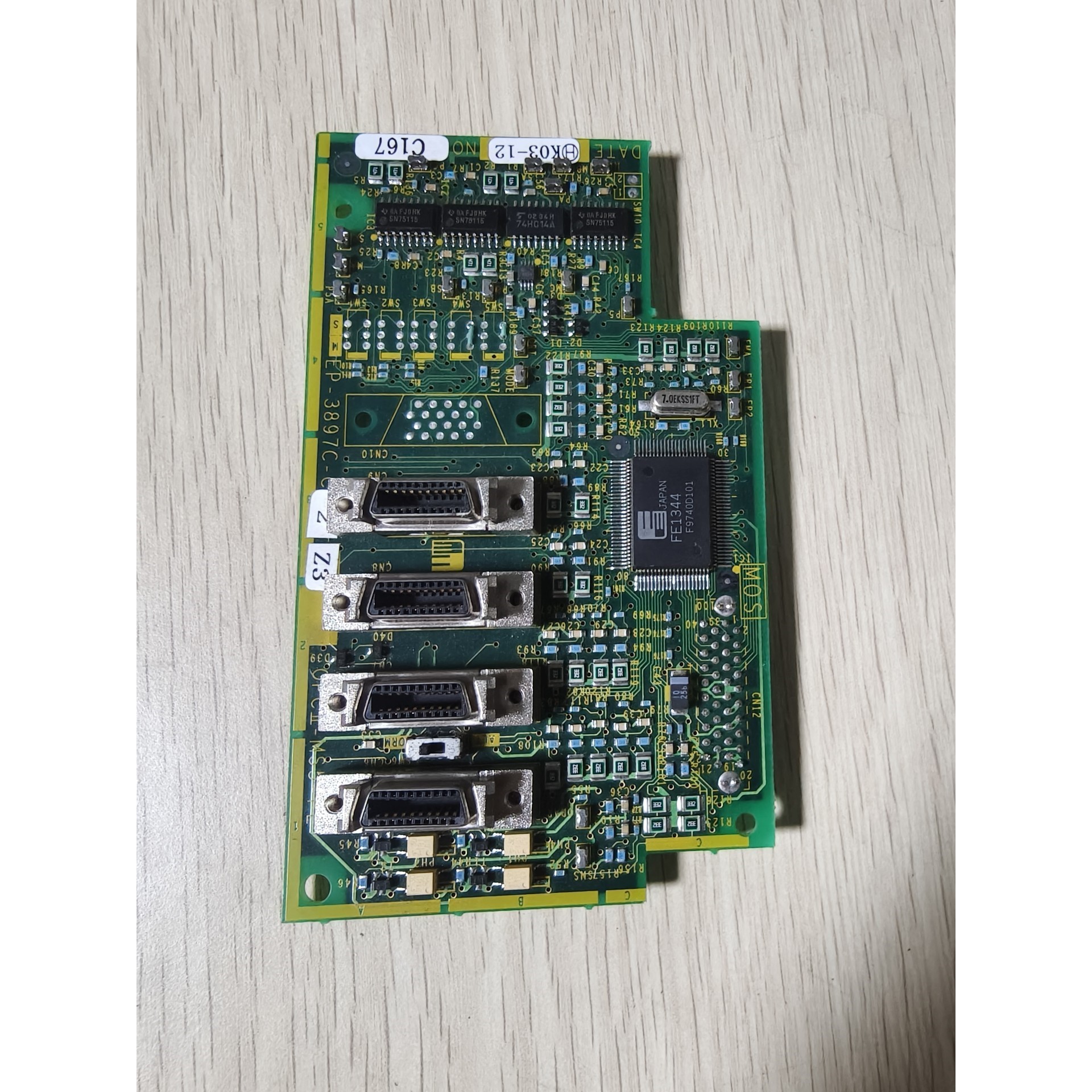 日本制造OPCII-M55-PE电路板,型号EP-3897C