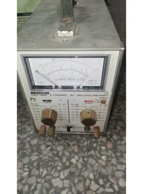 日本利达LMV-186A双通交流电压表,1mV~300V宽电