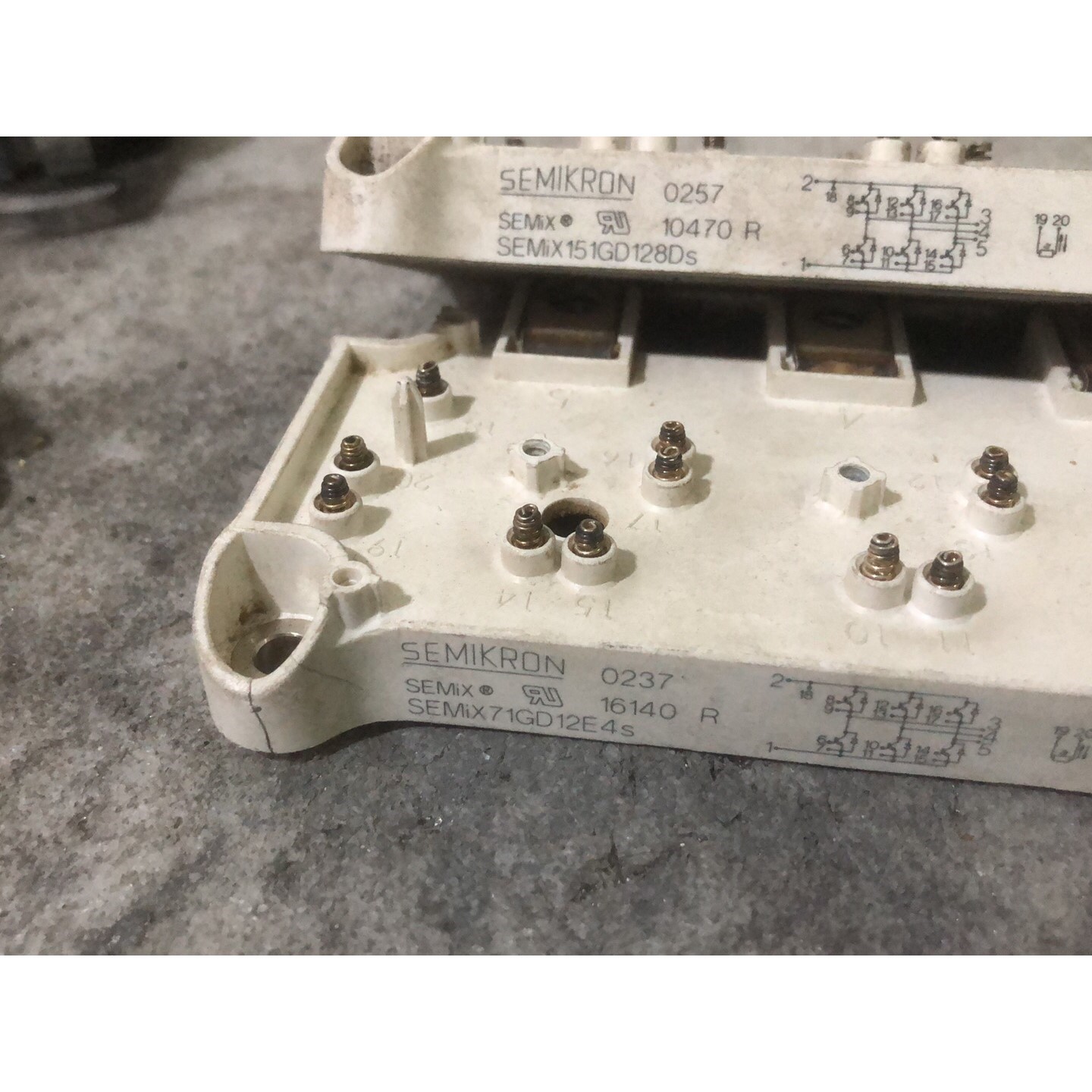 semix151gd128ds、semix71gd12e4s