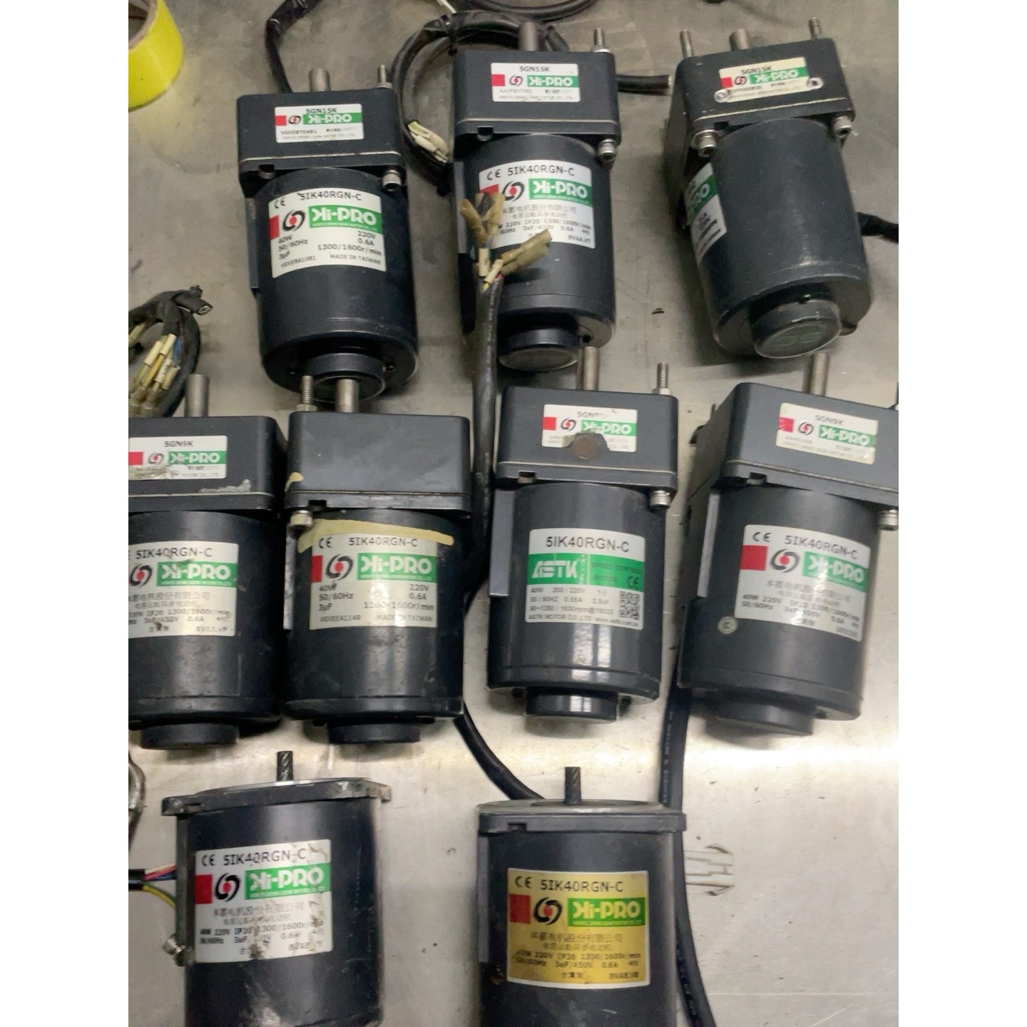 台湾本都电机5IK40RGN-C,减速机5GN9K,拆机下来