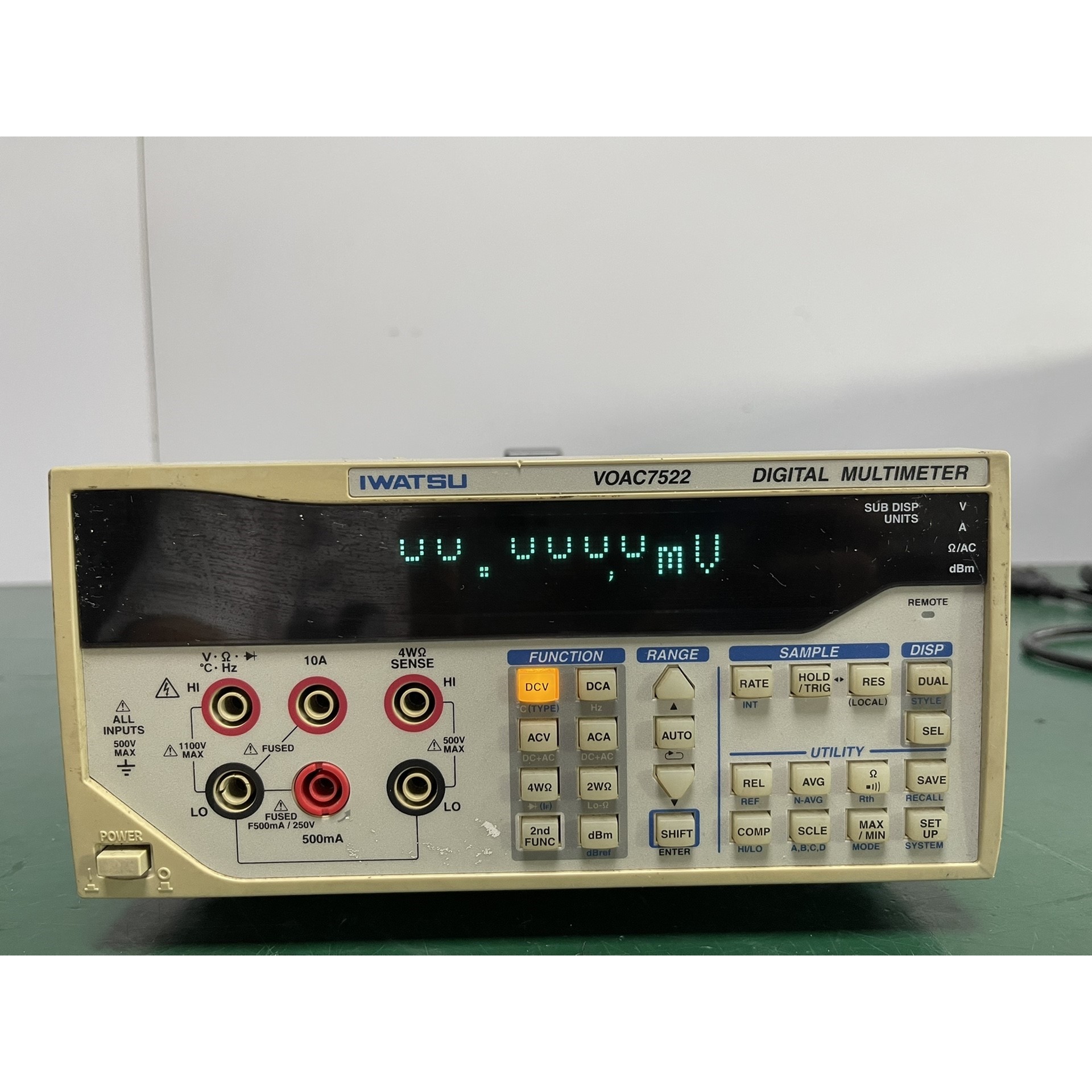 IWATSU 岩崎 voac7522 数字万用表 实物拍摄