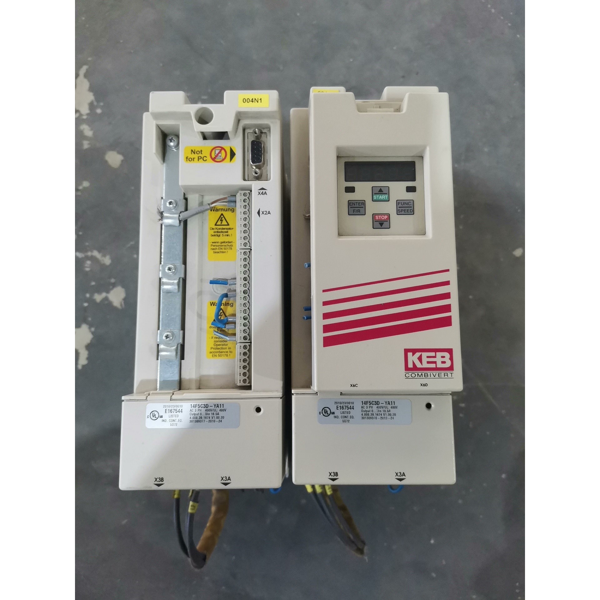 拆机科比变频器14F5C3D-YA11,带虑波器,实物图,功