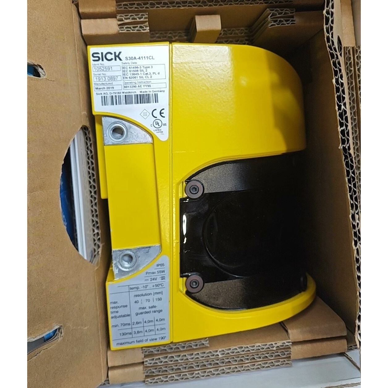 SICK西克S30A-4111CL安全激光扫描仪,德国原装,