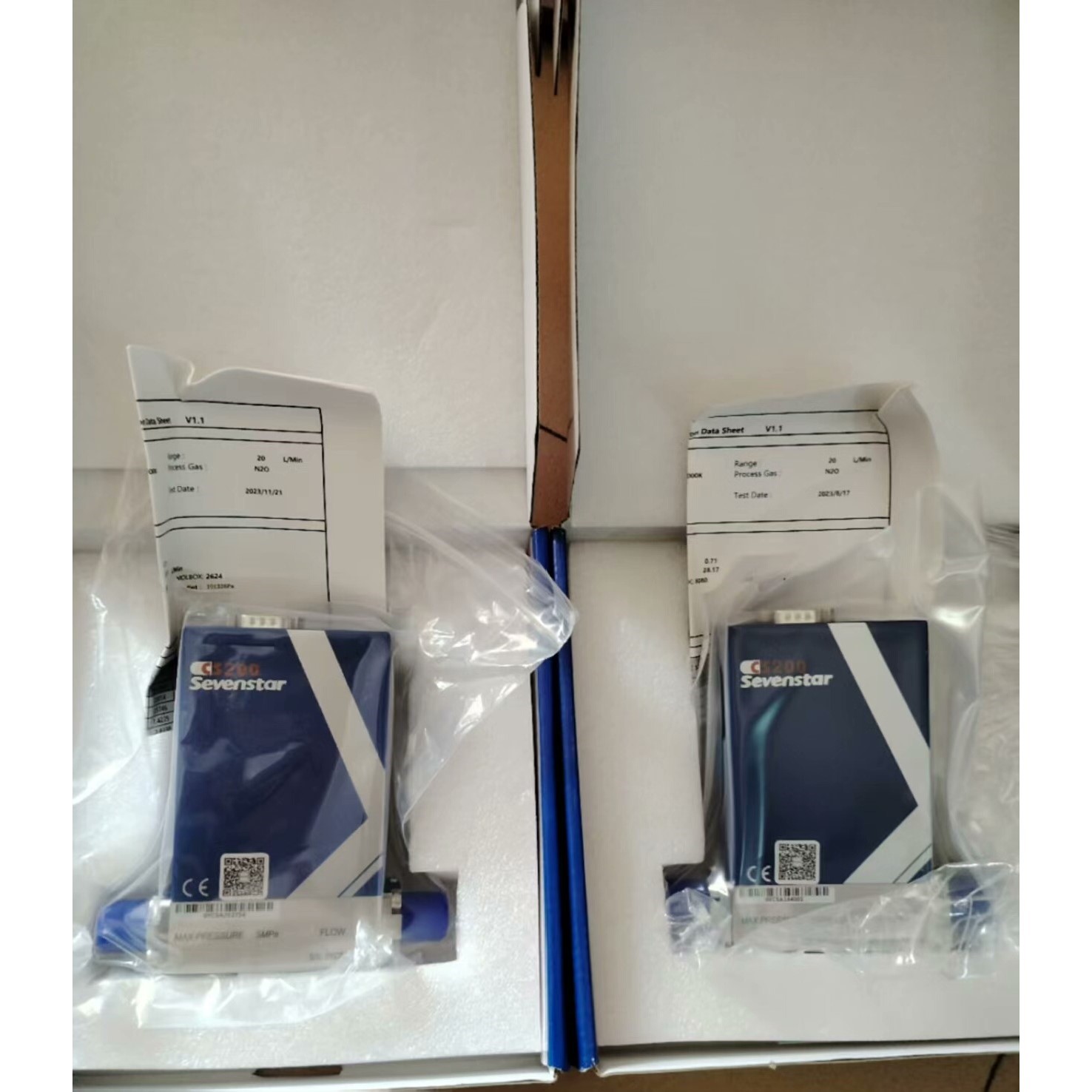 全新七星流量计CS200A,20SLM,N2O气体,七星华创