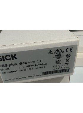 全新西克SICK压力传感器 PBS 6072945 0-40
