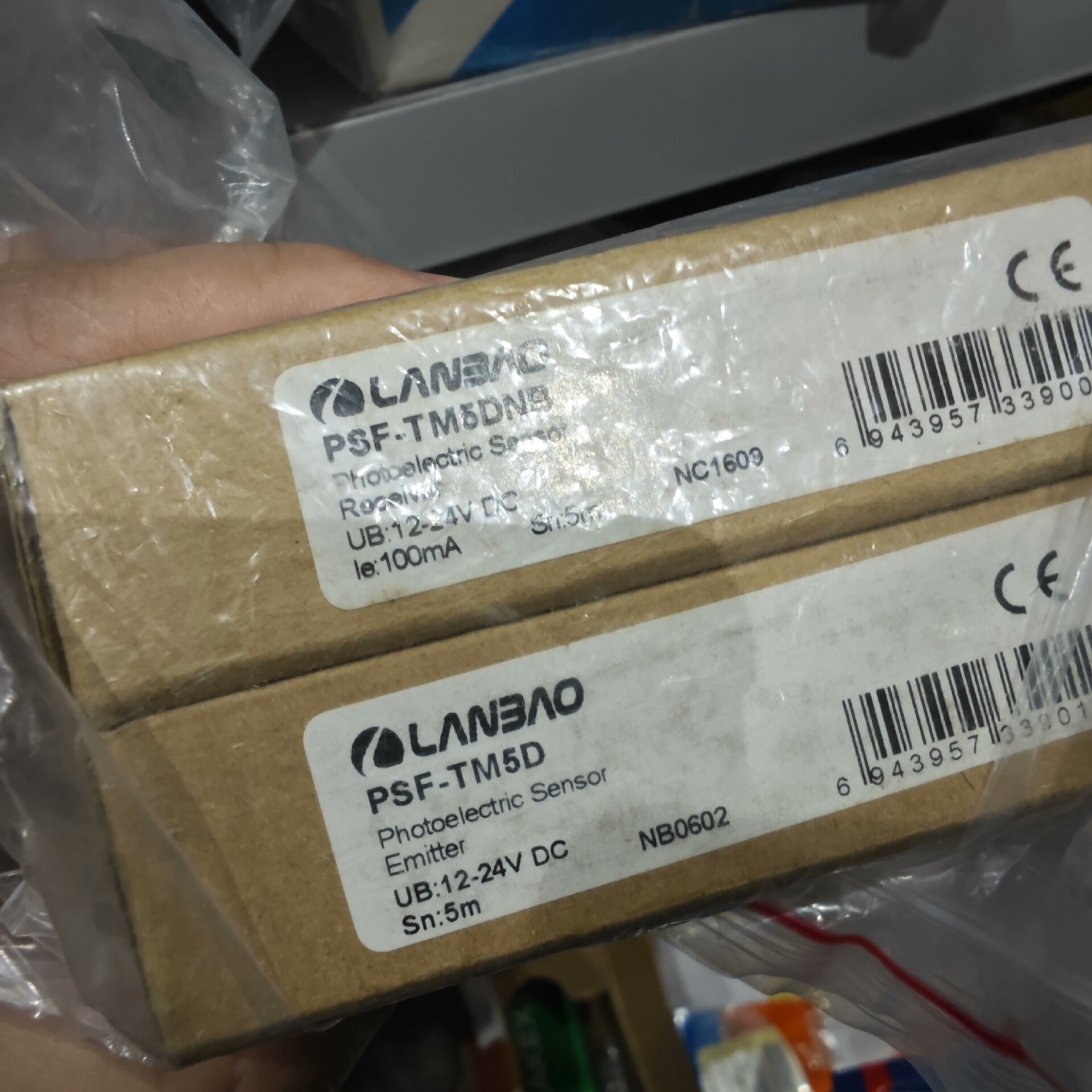 全新兰宝光电传感器,型号PSF-TM5D和PSF-TM5DN