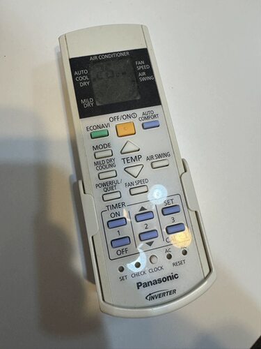适用松下空调遥控器RS-PS12QK-1 4498-1 4502-1 A75C3300 全新