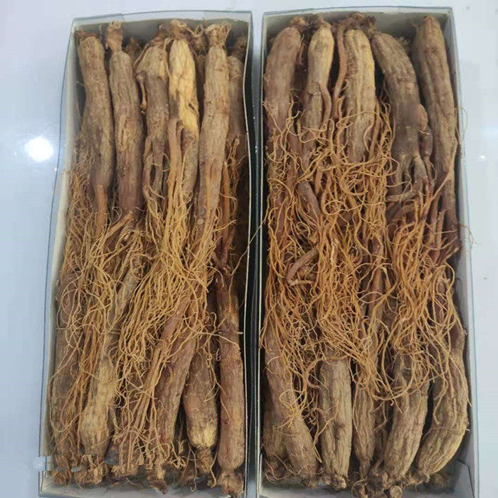 长白山人参无糖红参干参高丽参全须集安边条参500g草参