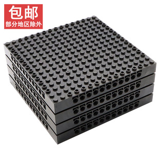 像素画积木底板16x16带砖孔马赛克小颗粒DIY配件拼插兼容乐高配件