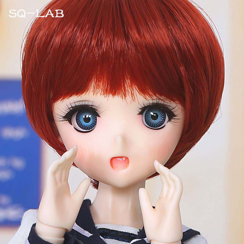 6分bjd/sd娃娃sq lab chibi moe 卡通脸 二次元 luodoll