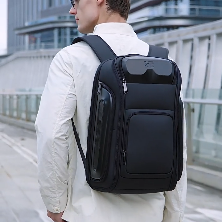 高档通勤电脑背包男士大容量商务短途出差旅行李包潮牌大学生书包