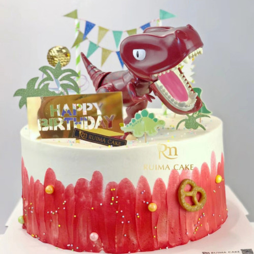 蛋糕装饰关节可动恐龙摆件