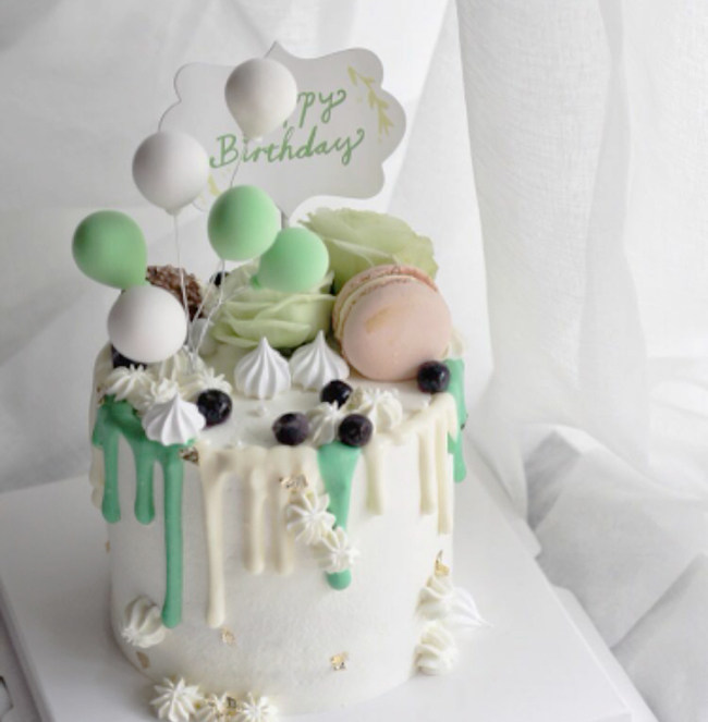 浪漫告白气球蛋糕装饰6只装创意铁丝翻糖气球浪漫甜品装饰插件